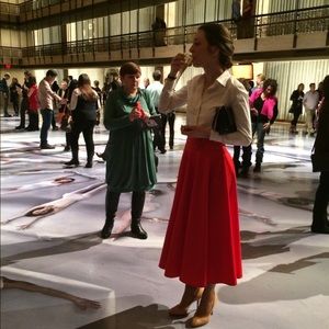 Beautiful Handmade Red Skirt